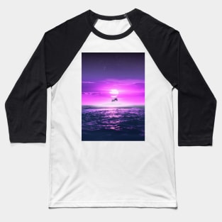 Beach Sunset Baseball T-Shirt